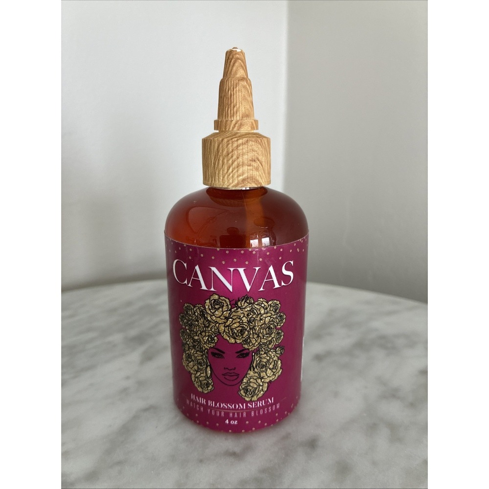 NEW! Canvas Beauty Hair Blossom Serum Growth Oil Rosemary Biotin 4oz SEALED